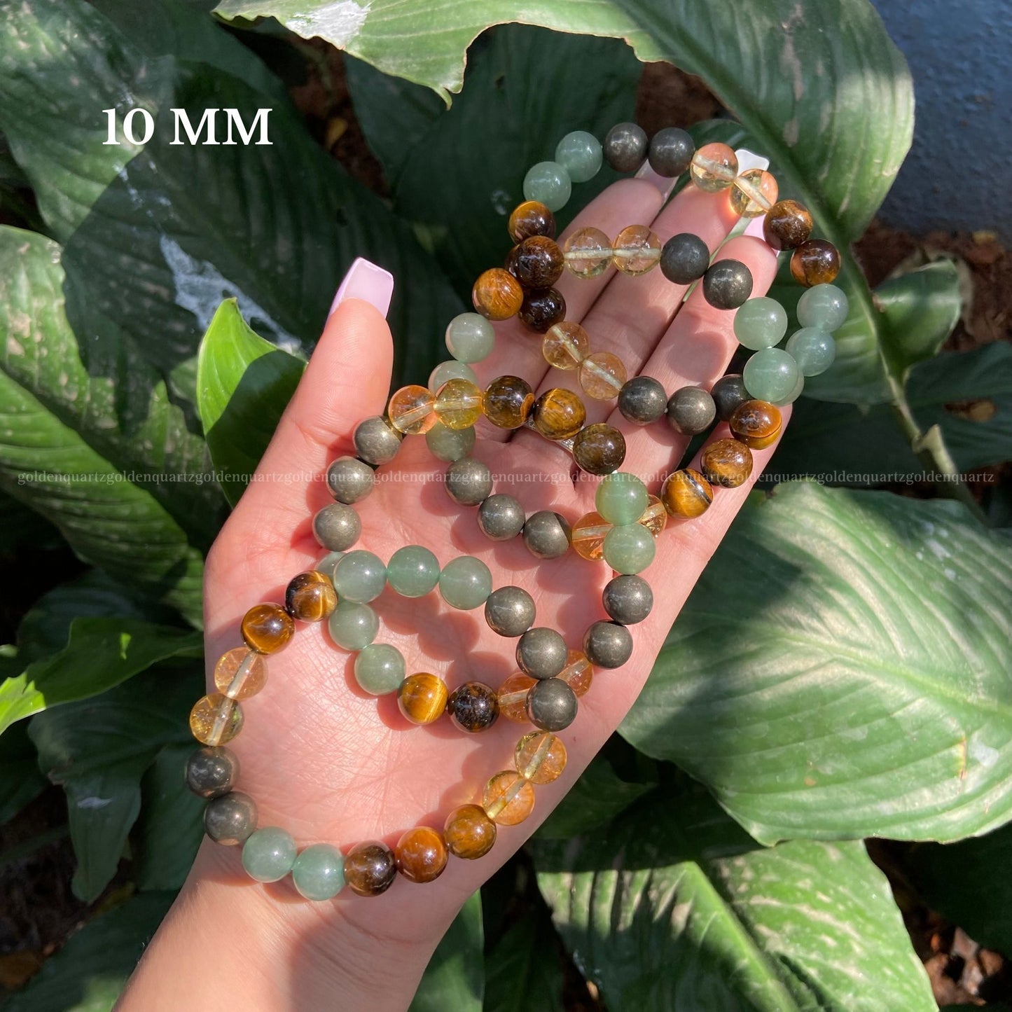 Money Magnet Bracelet - Golden Quartz 