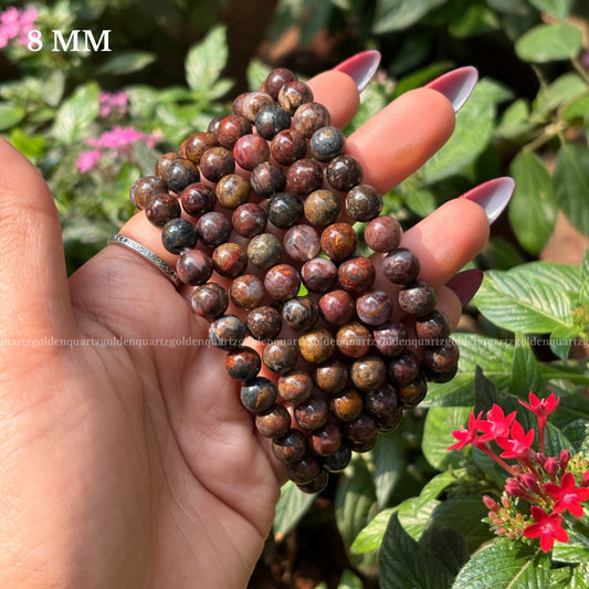 PIETERSITE BRACELET FOR TRANSFORMATION/ INTUITION & SPIRITUALITY - Golden Quartz 