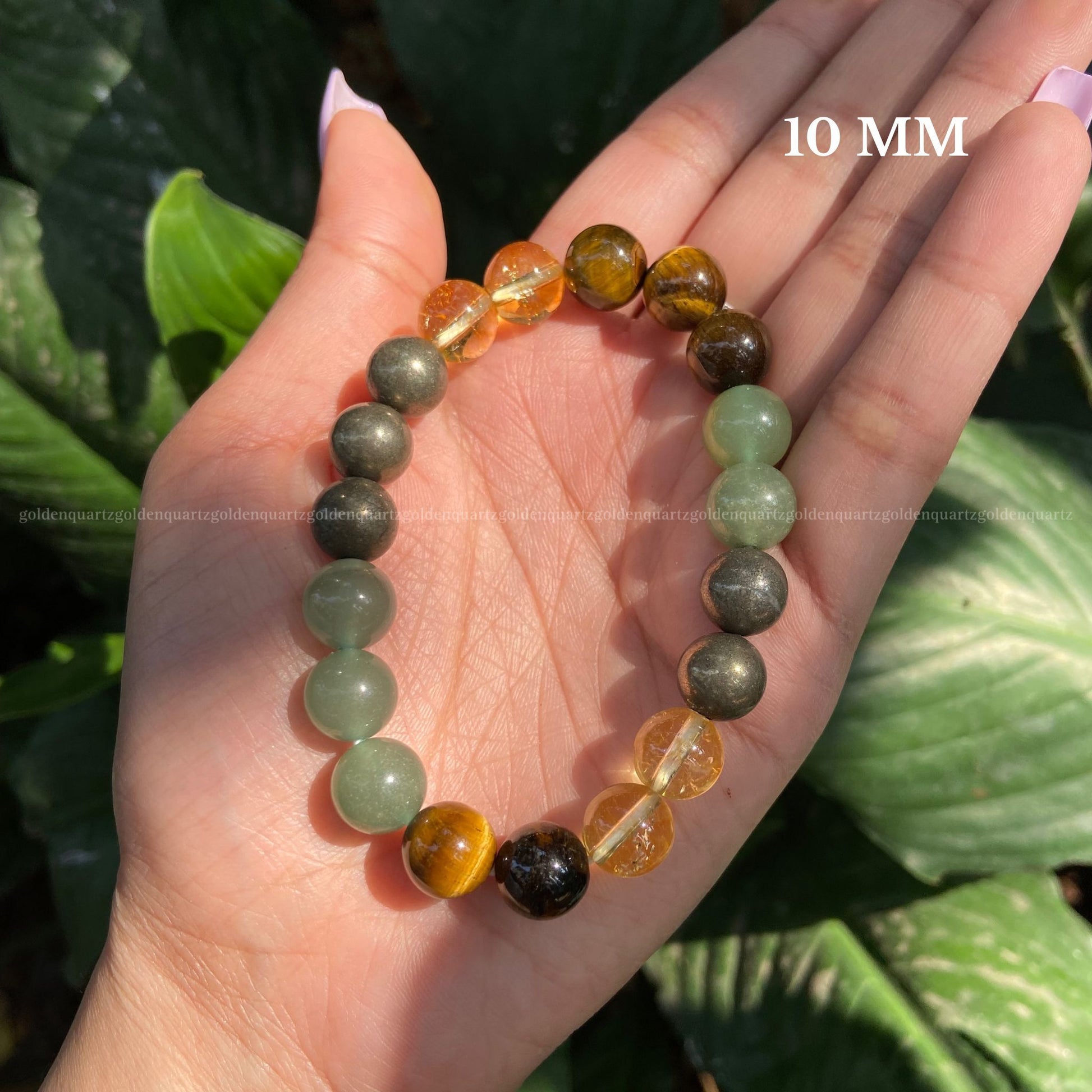 Money Magnet Bracelet - Golden Quartz 