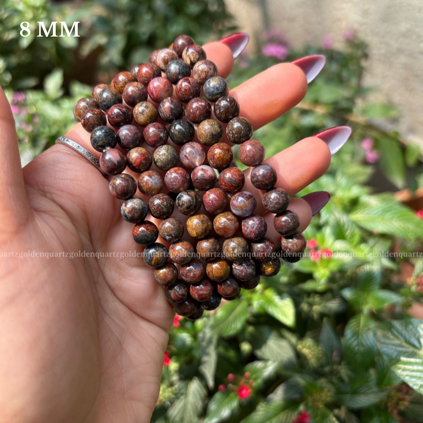 PIETERSITE BRACELET FOR TRANSFORMATION/ INTUITION & SPIRITUALITY - Golden Quartz 