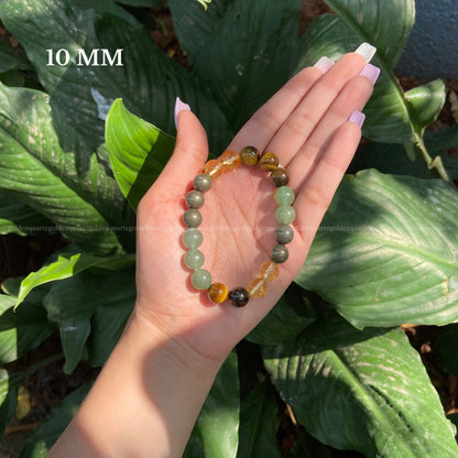 Money Magnet Bracelet - Golden Quartz 