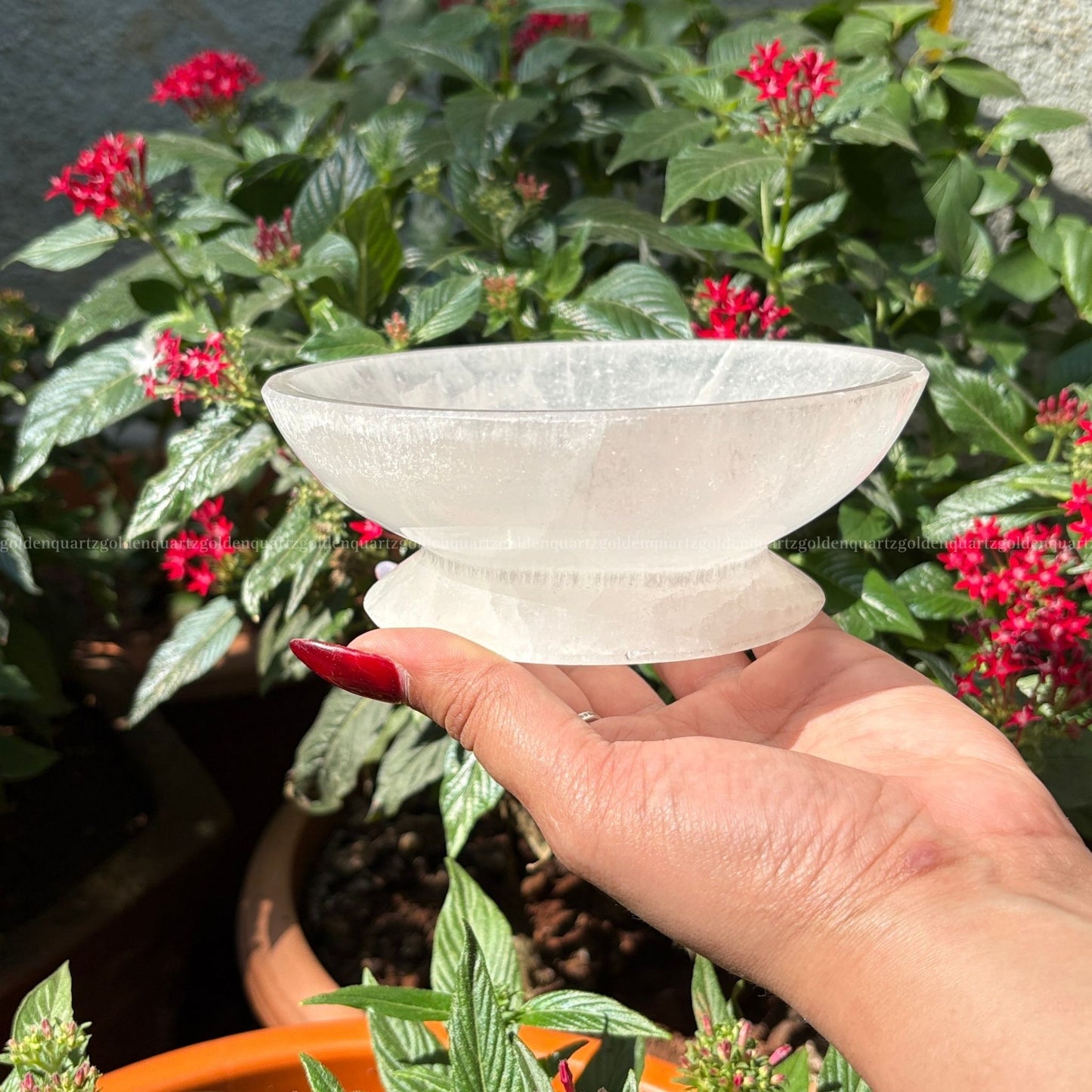 SELENITE RIM BOWL