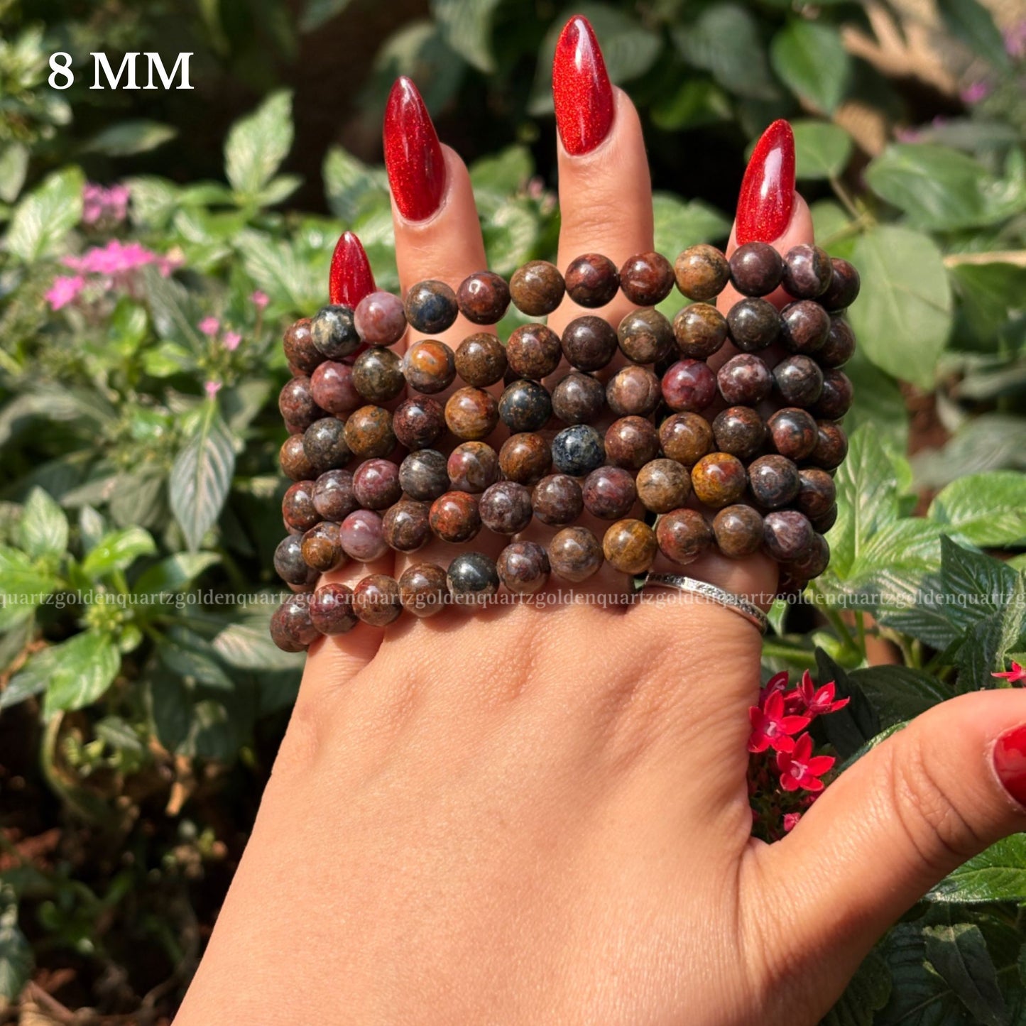 PIETERSITE BRACELET FOR TRANSFORMATION/ INTUITION & SPIRITUALITY - Golden Quartz 