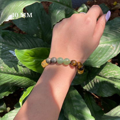 Money Magnet Bracelet - Golden Quartz 