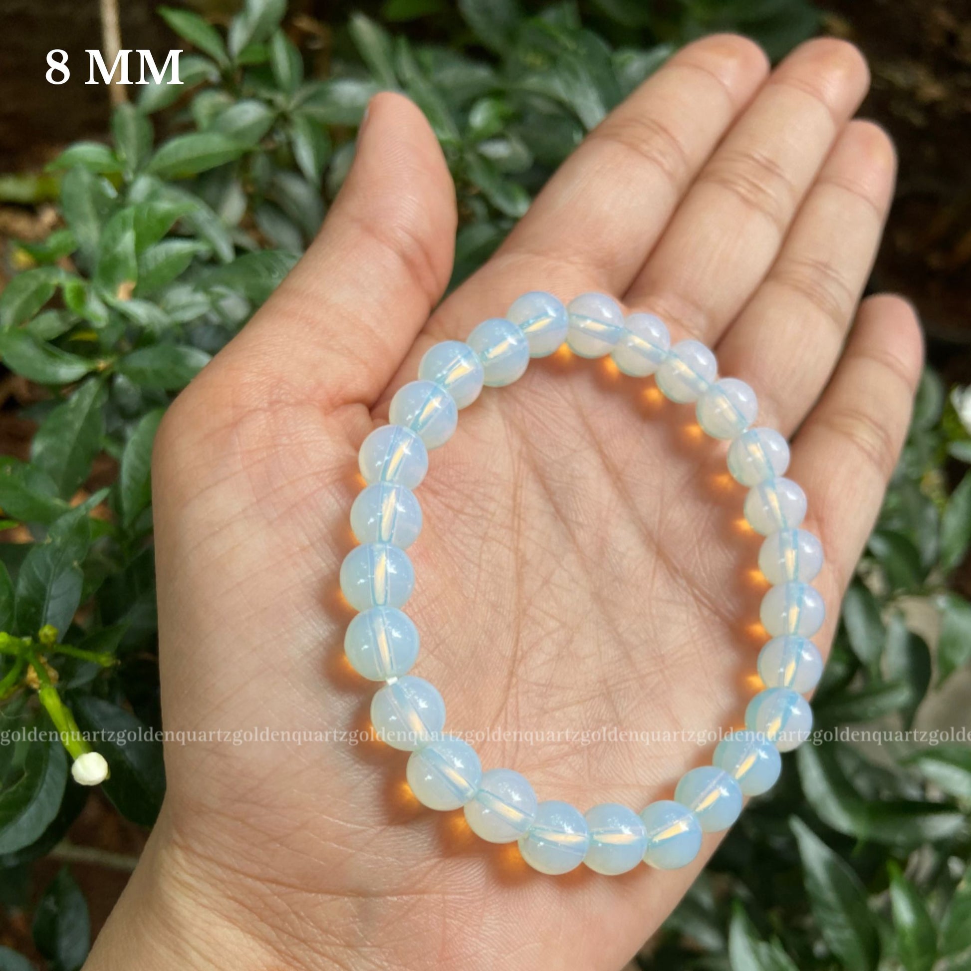 Opalite Bracelet For Emotional Balance & Communication - Golden Quartz 