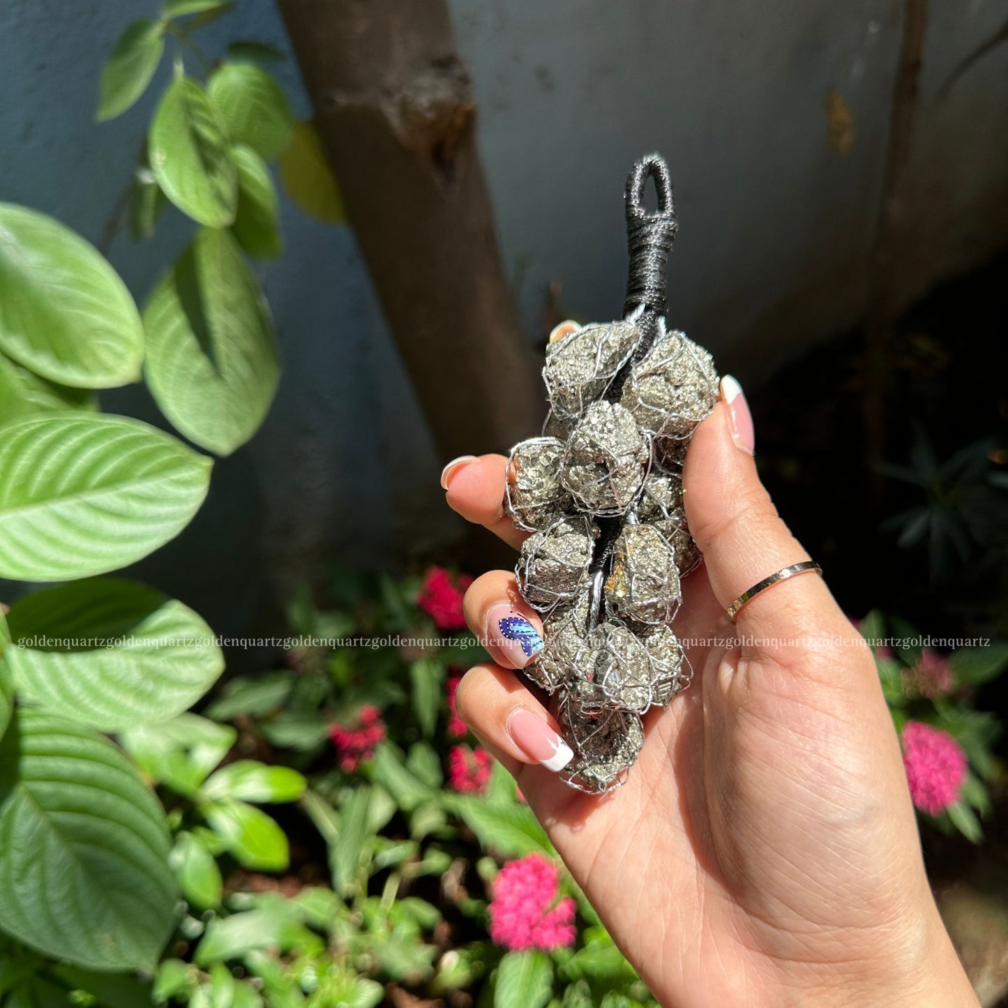 Pyrite Grape Hanging