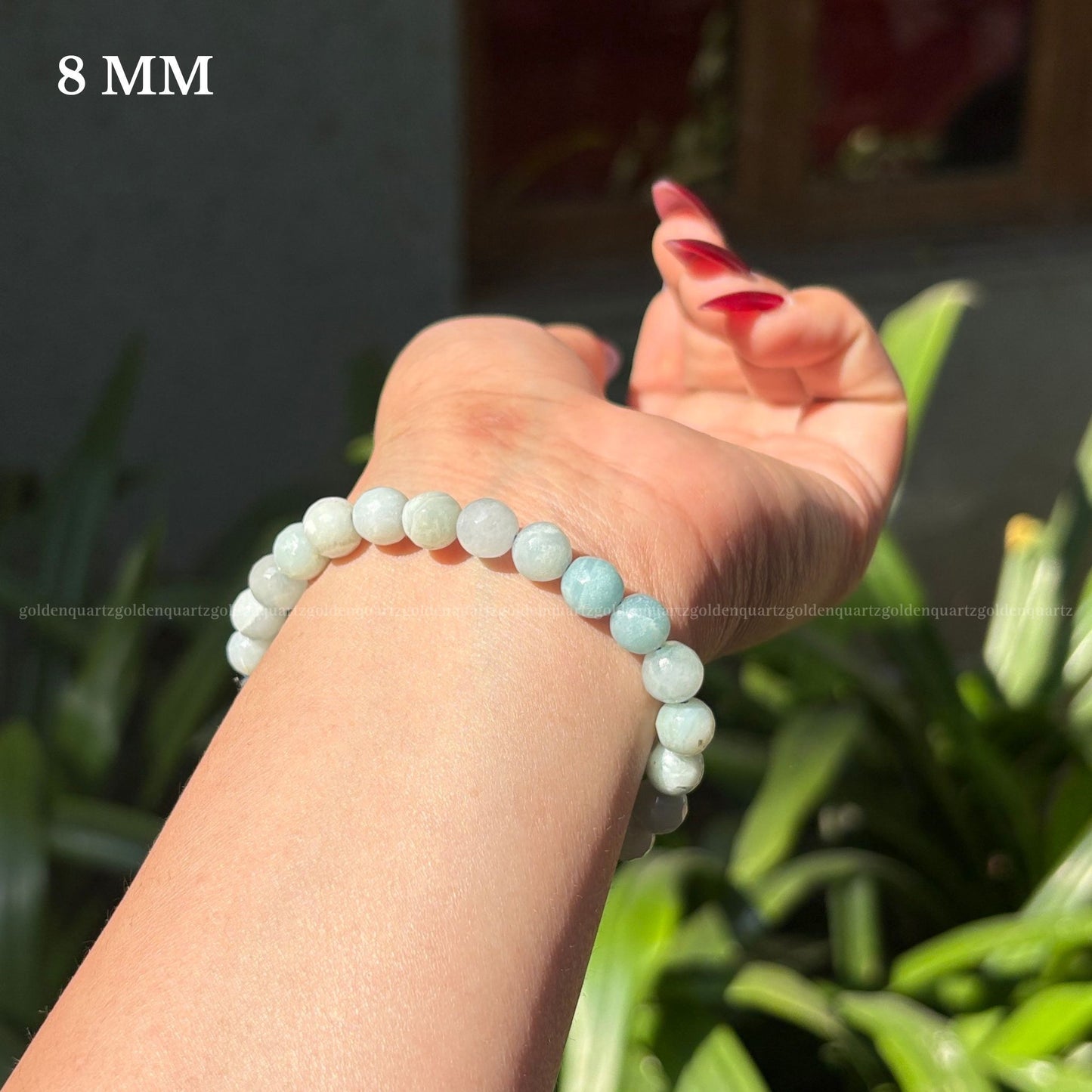 Amazonite Dc (Diamond Cut) Bracelet