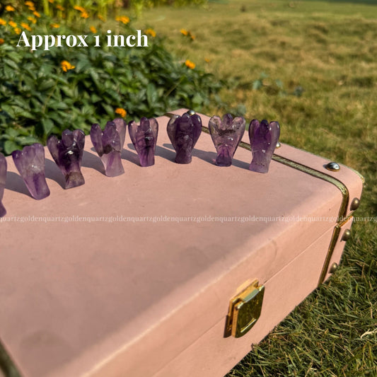 Amethyst Angel - Golden Quartz 