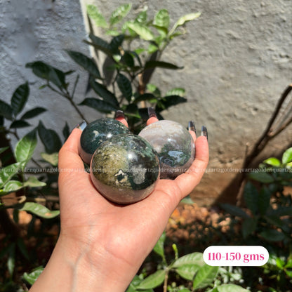 Moss Agate Sphere / Ball