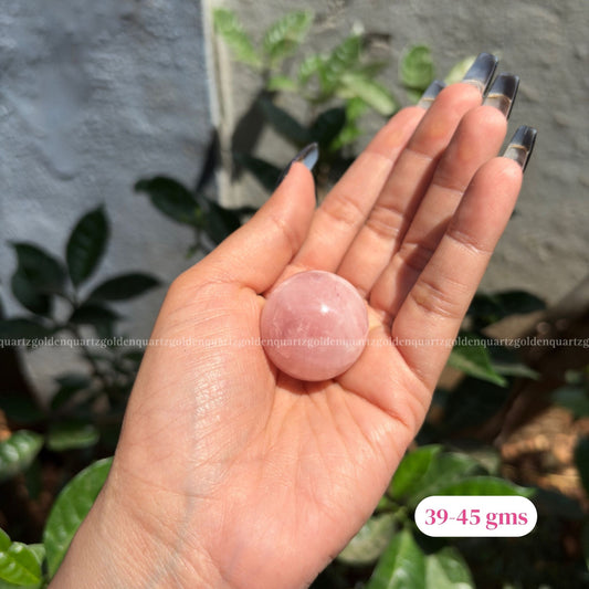 Rose Quartz Mini Sphere/ Ball