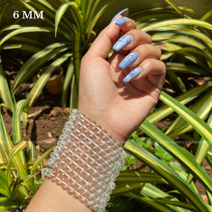 CLEAR QUARTZ BRACELET - Golden Quartz 