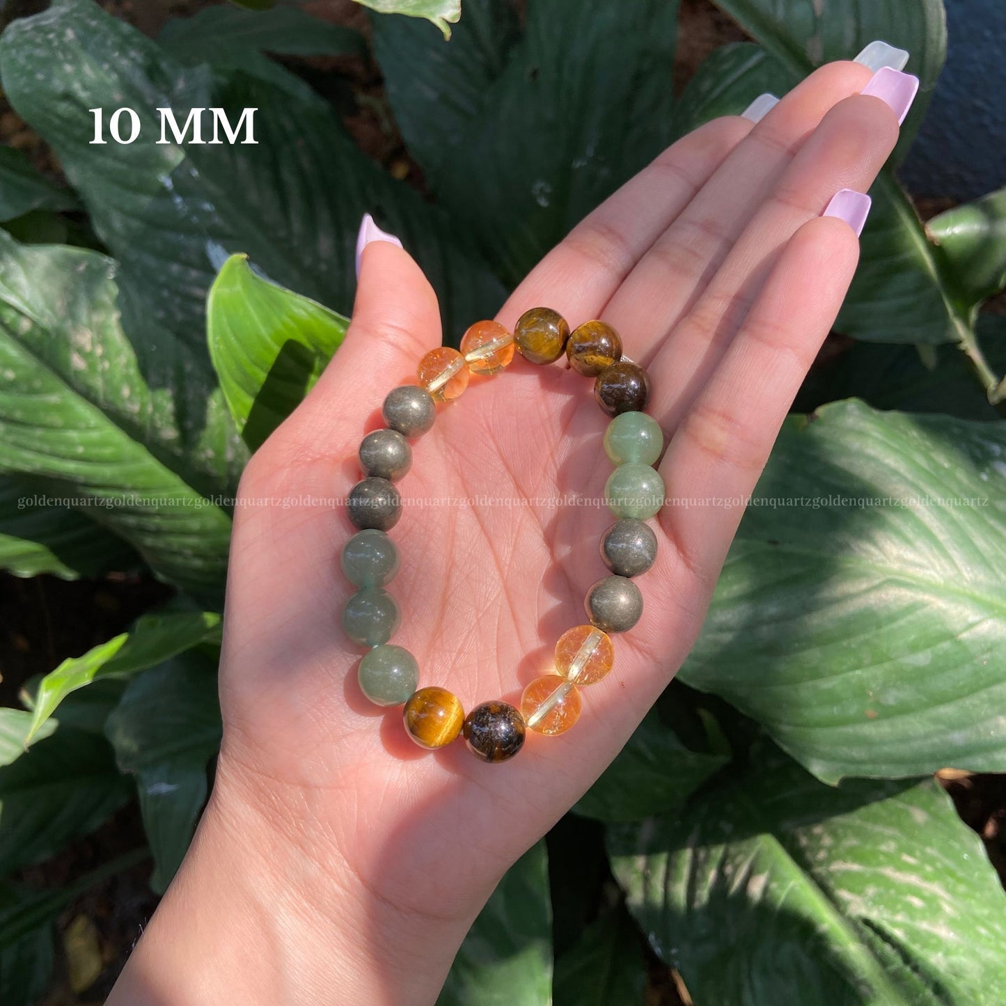Money Magnet Bracelet - Golden Quartz 