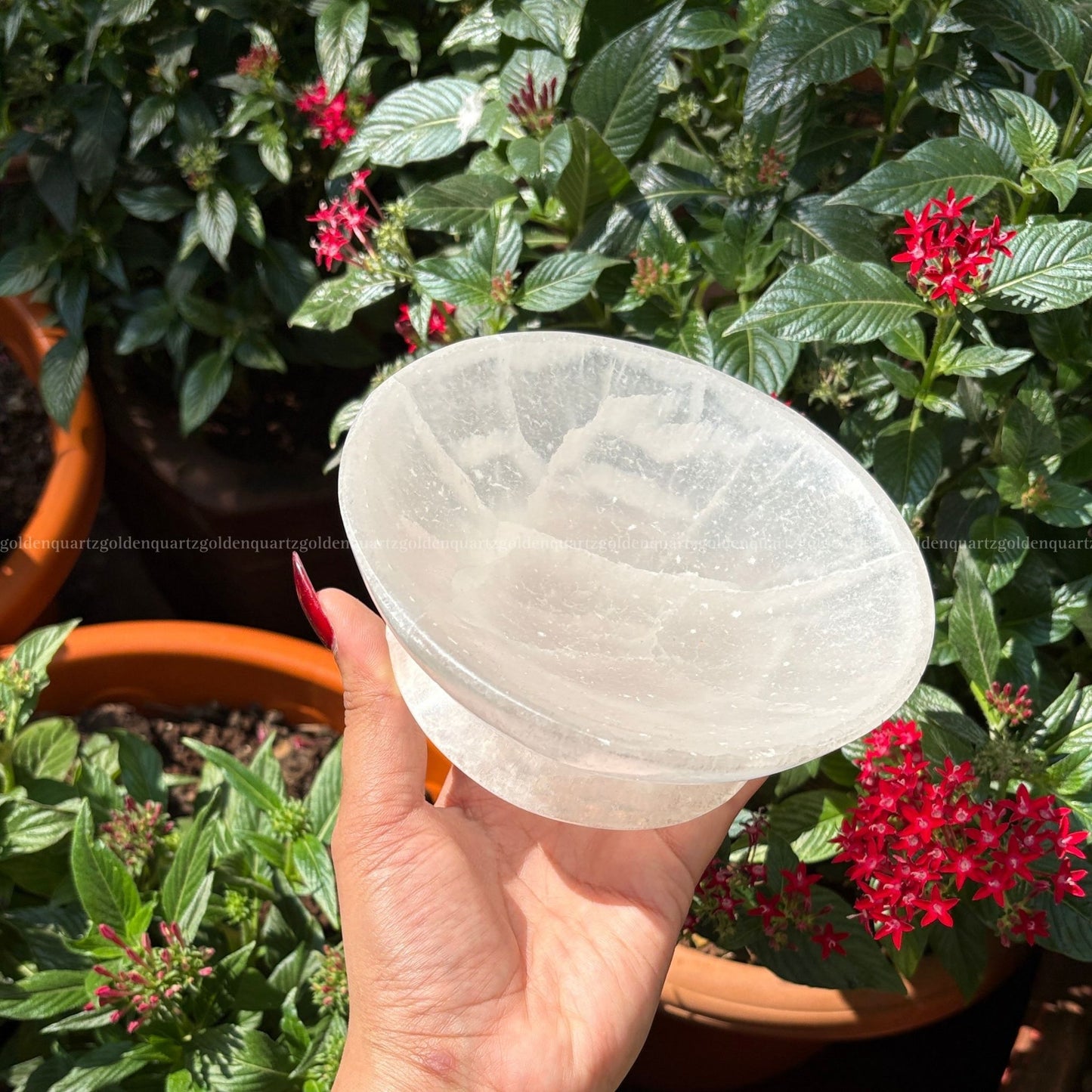SELENITE RIM BOWL