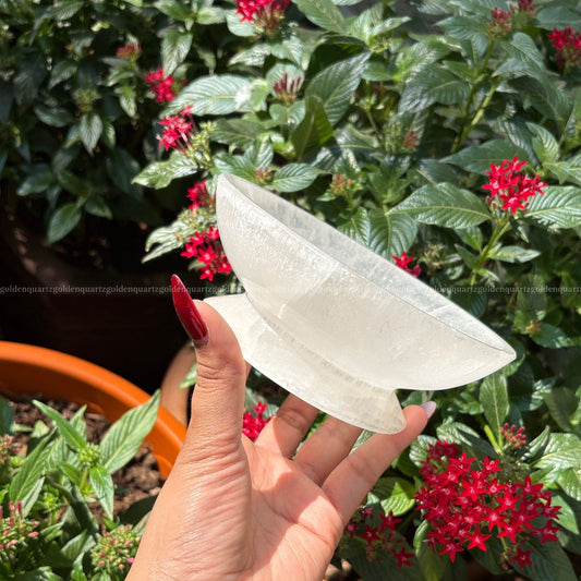 SELENITE RIM BOWL