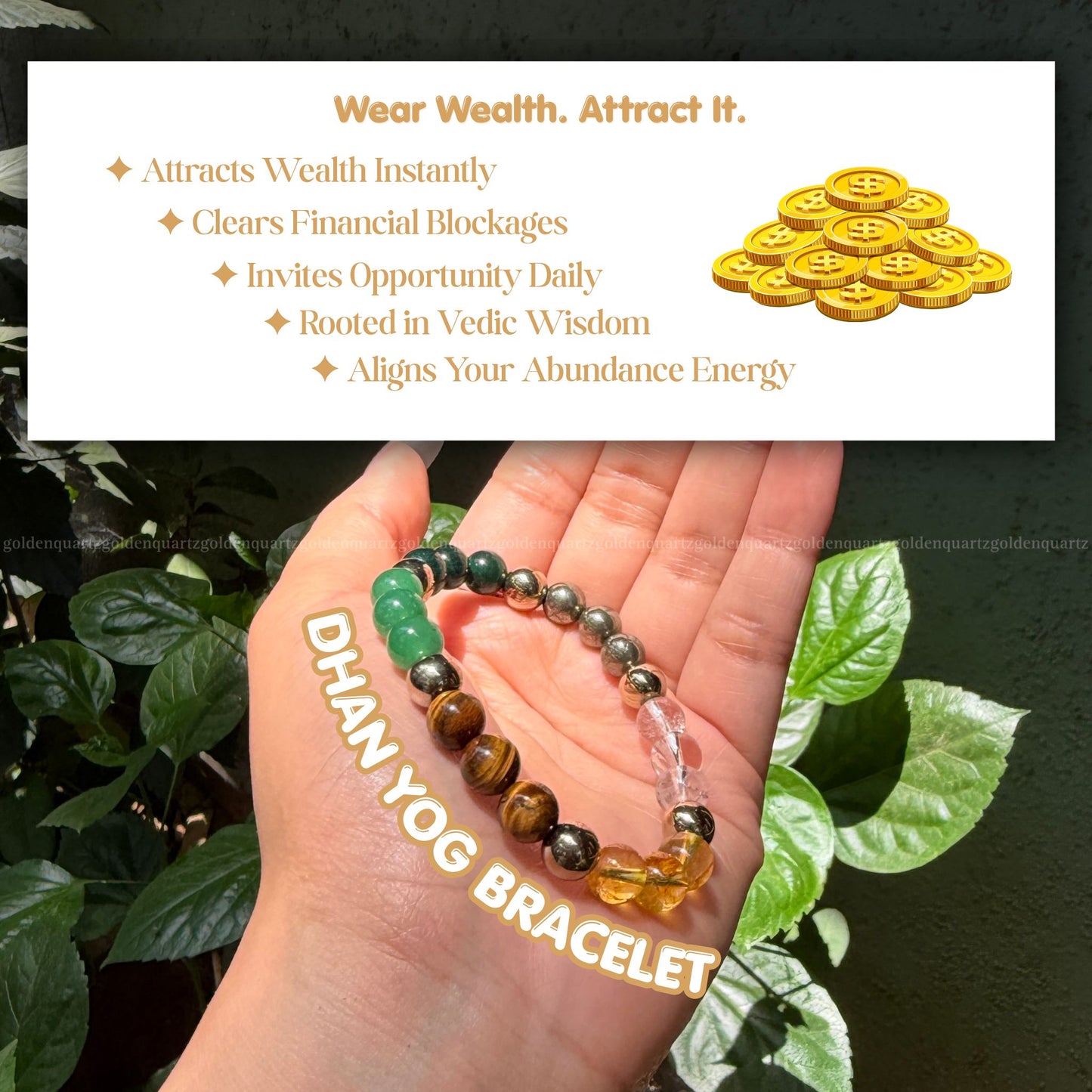 Dhan yog bracelet for wealth
