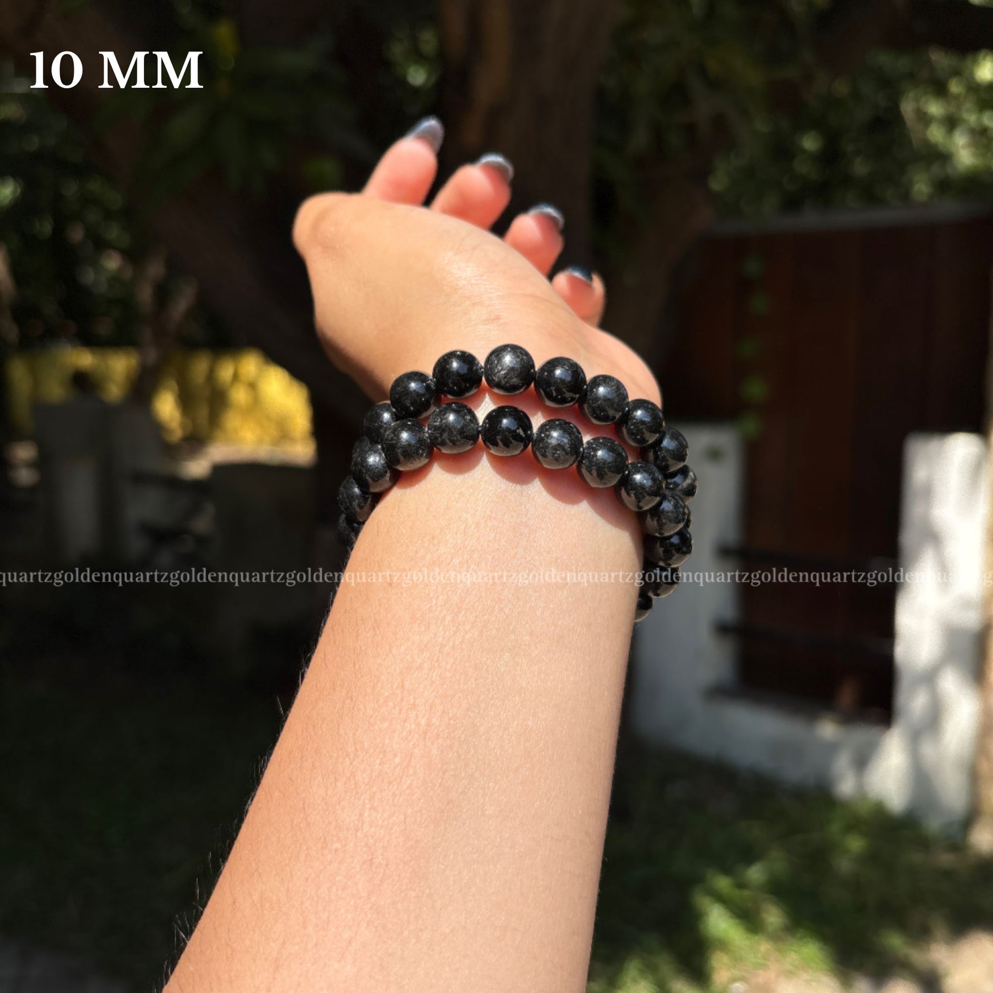 APACHE TEAR BRACELET - Golden Quartz 