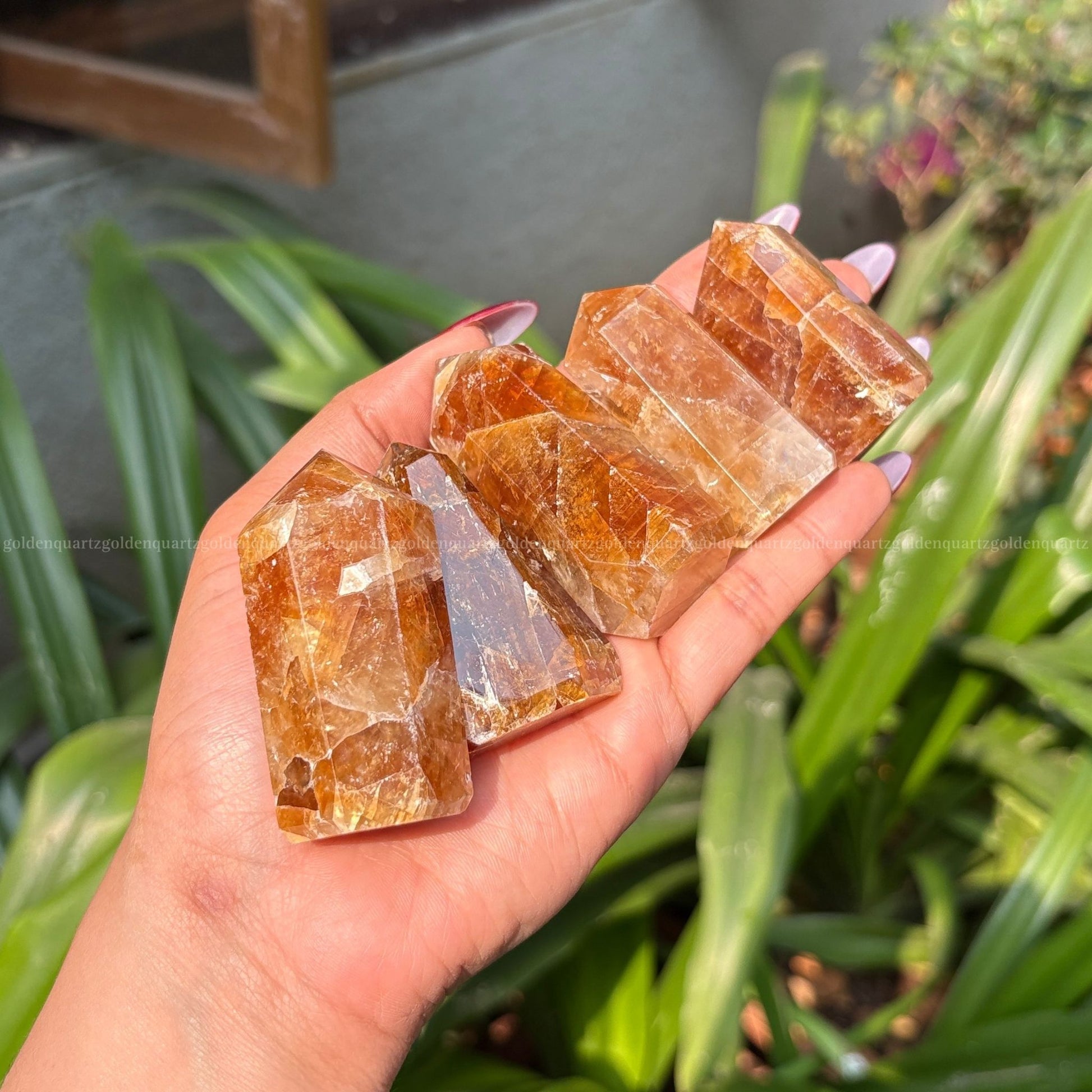 Citrine Tower - Golden Quartz 