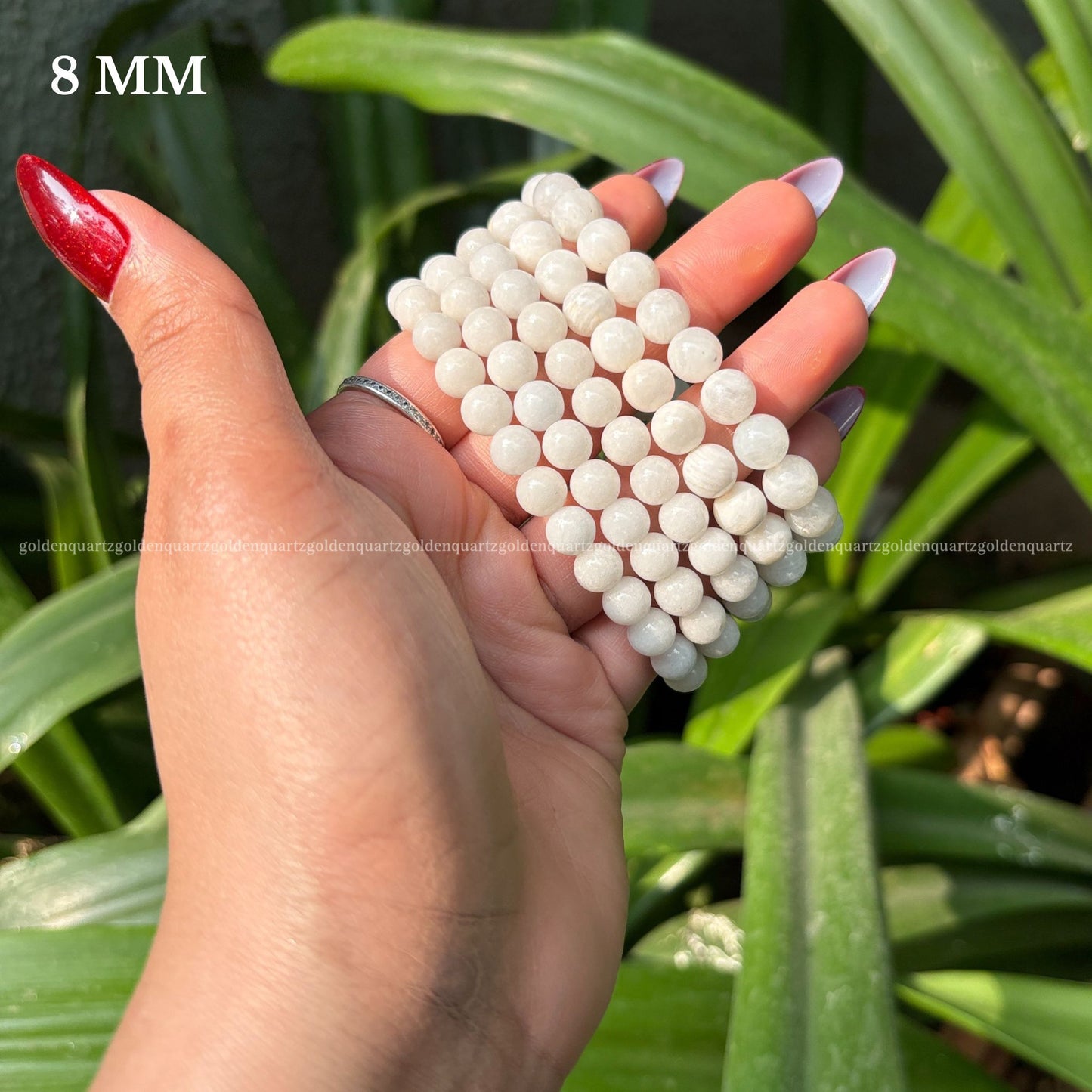 RAINBOW MOONSTONE BRACELET - Golden Quartz 