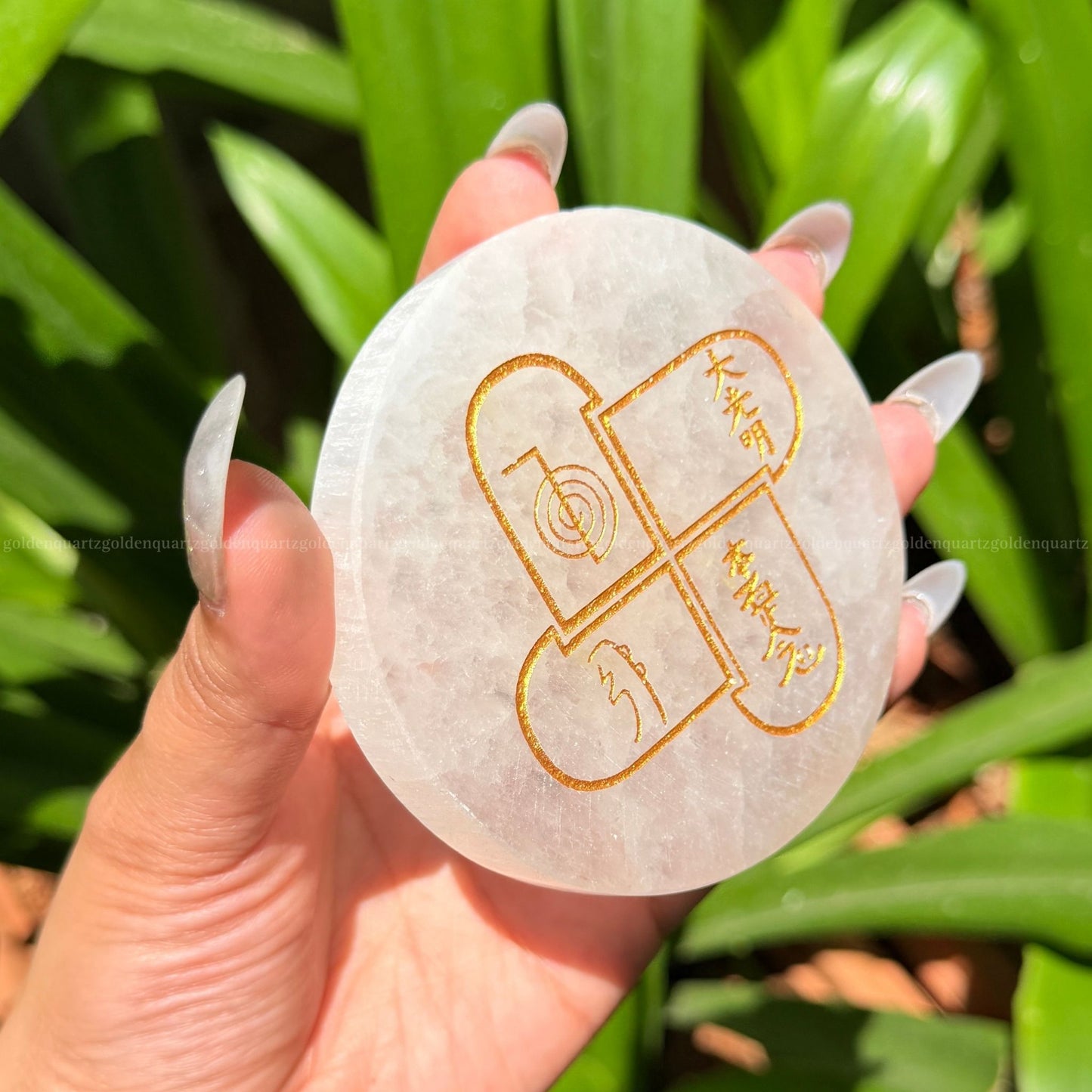 Sarvottam Reiki Selenite Plate & Dhan Yog Bracelet Combo