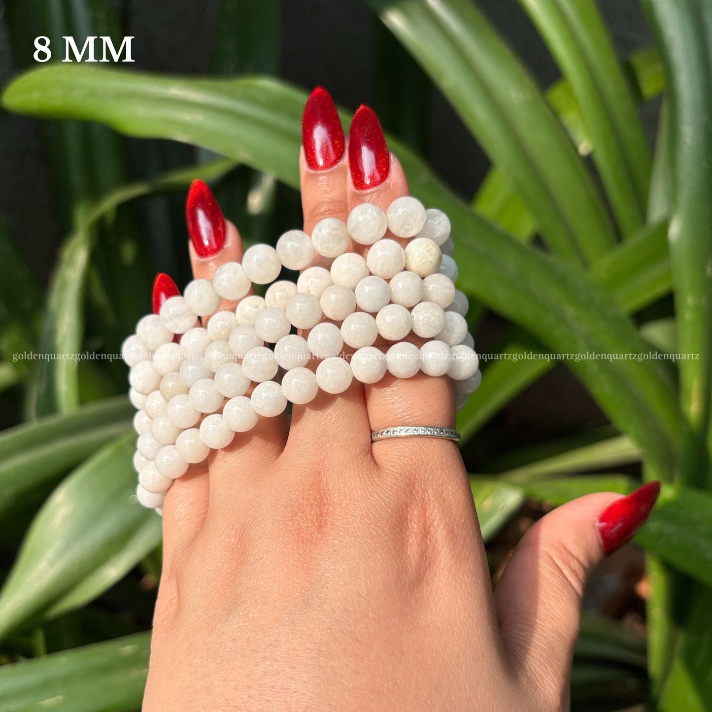 RAINBOW MOONSTONE BRACELET - Golden Quartz 