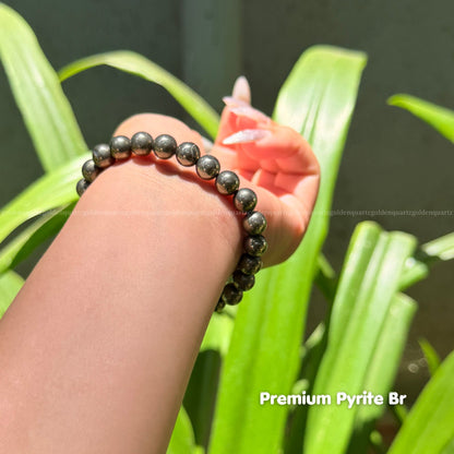 Pyrite Gem Quality Bracelet