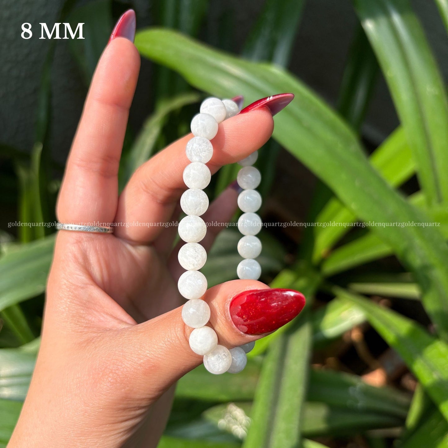 RAINBOW MOONSTONE BRACELET - Golden Quartz 