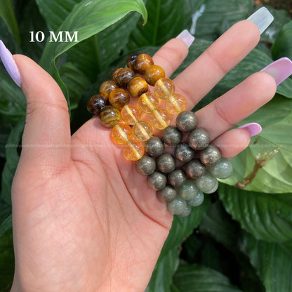 Money Magnet Bracelet - Golden Quartz 