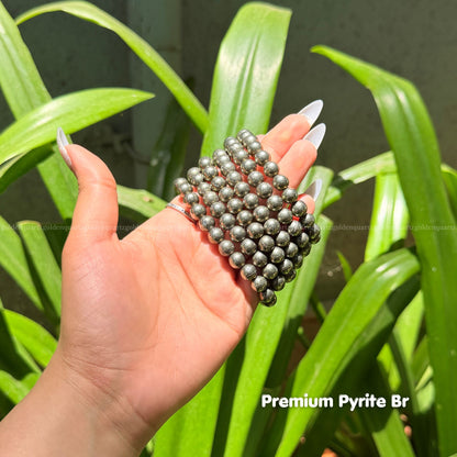 Pyrite Gem Quality Bracelet