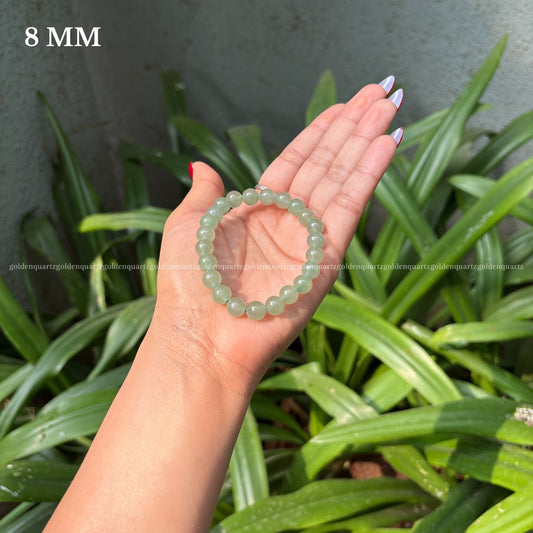 GREEN AVENTURINE BRACELET - Golden Quartz 