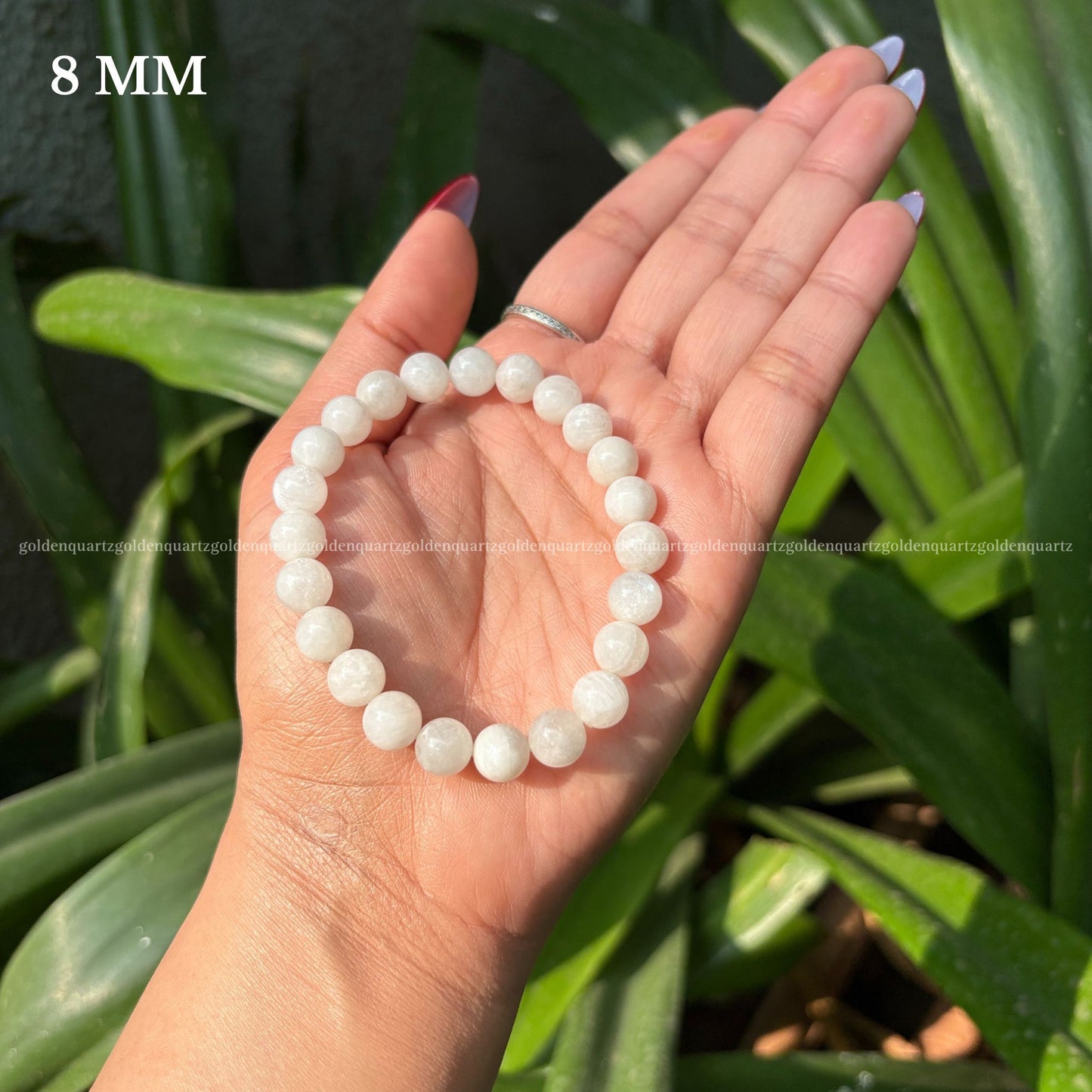 RAINBOW MOONSTONE BRACELET - Golden Quartz 