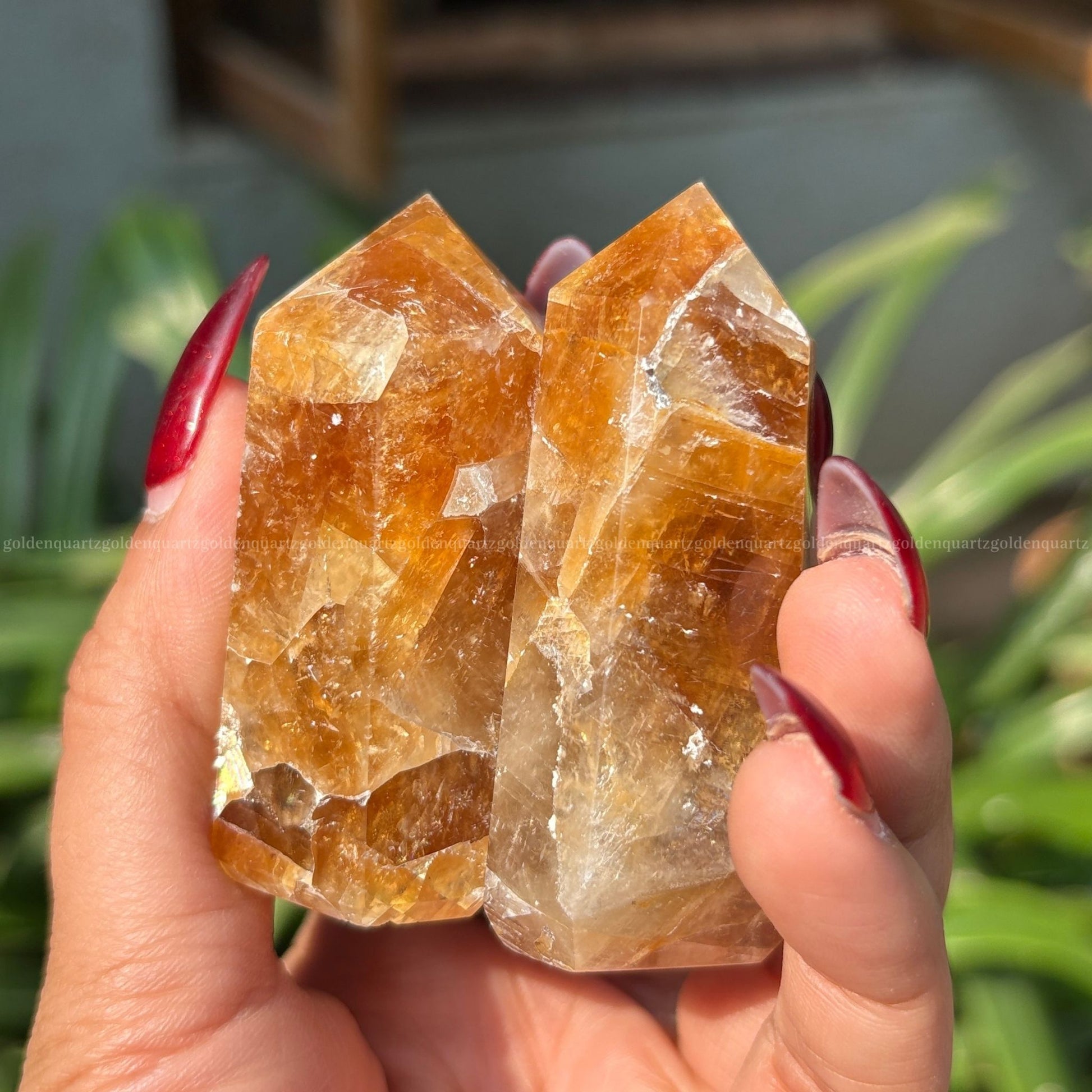 Citrine Tower - Golden Quartz 