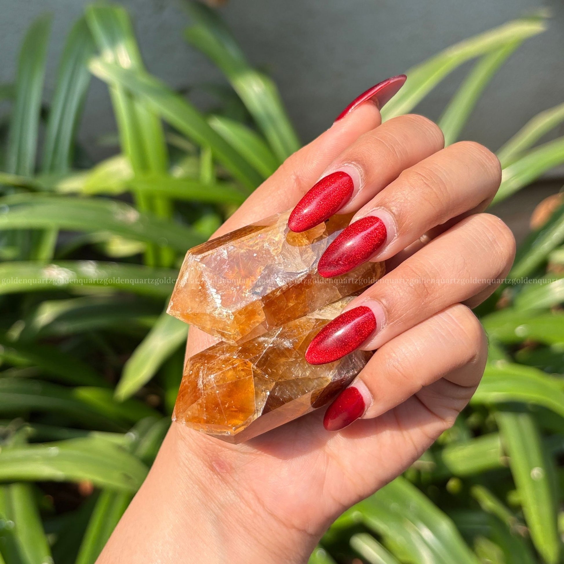 Citrine Tower - Golden Quartz 