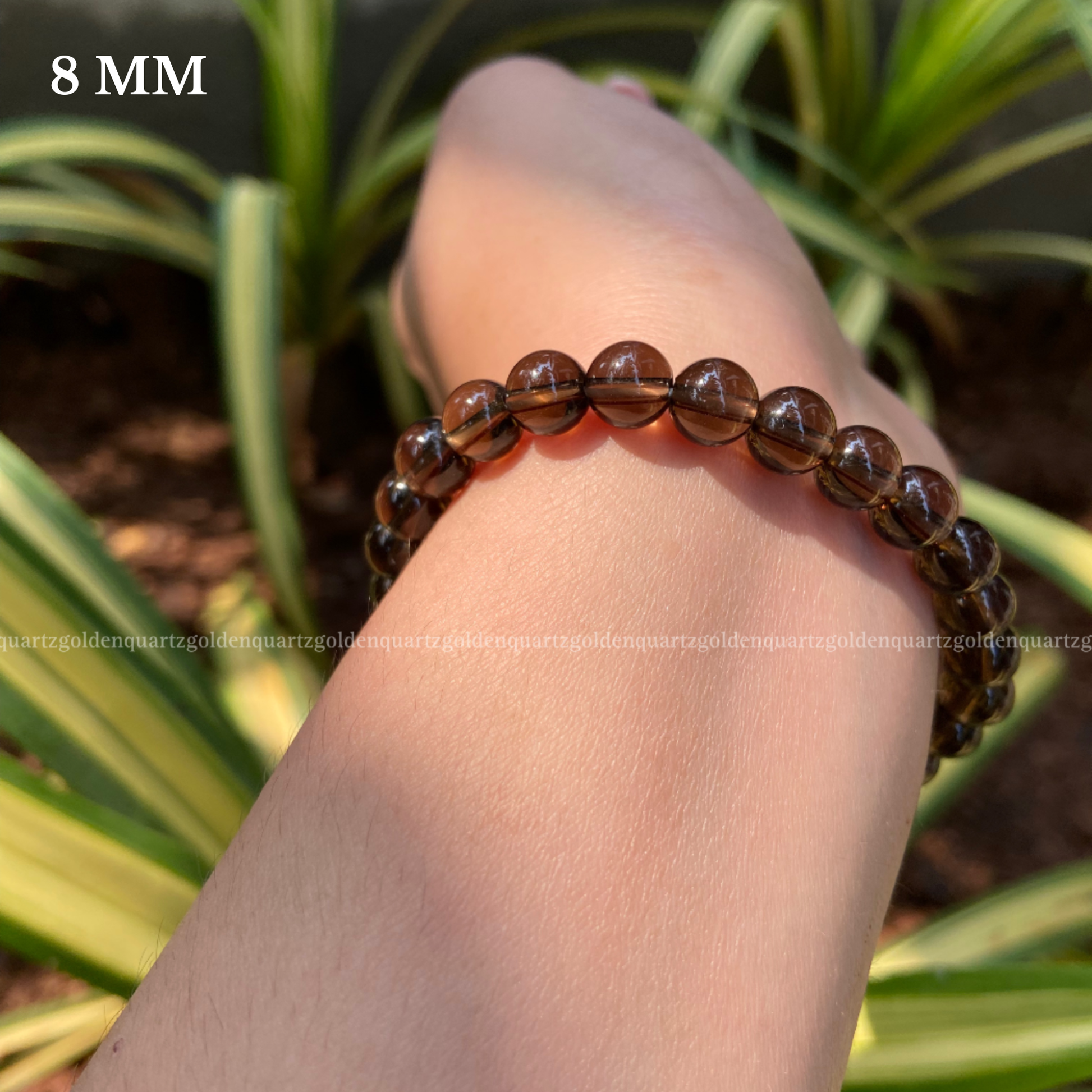 Smoky Quartz Bracelet - Golden Quartz 