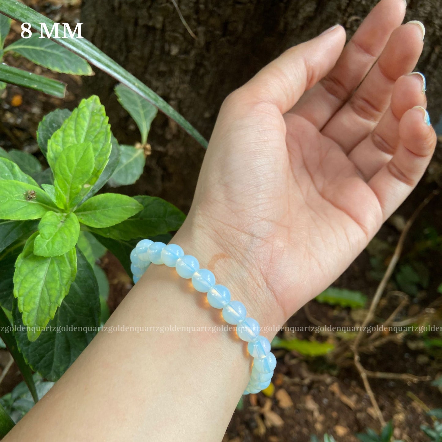 Opalite Bracelet For Emotional Balance & Communication - Golden Quartz 