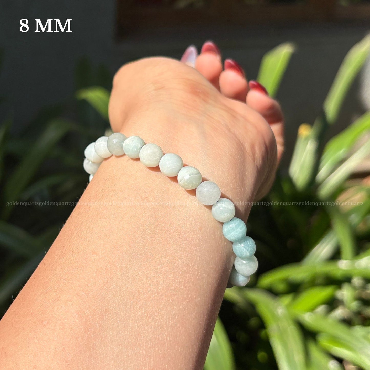 Amazonite Dc (Diamond Cut) Bracelet