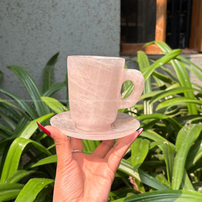 CUP & SAUCER SET - Golden Quartz 