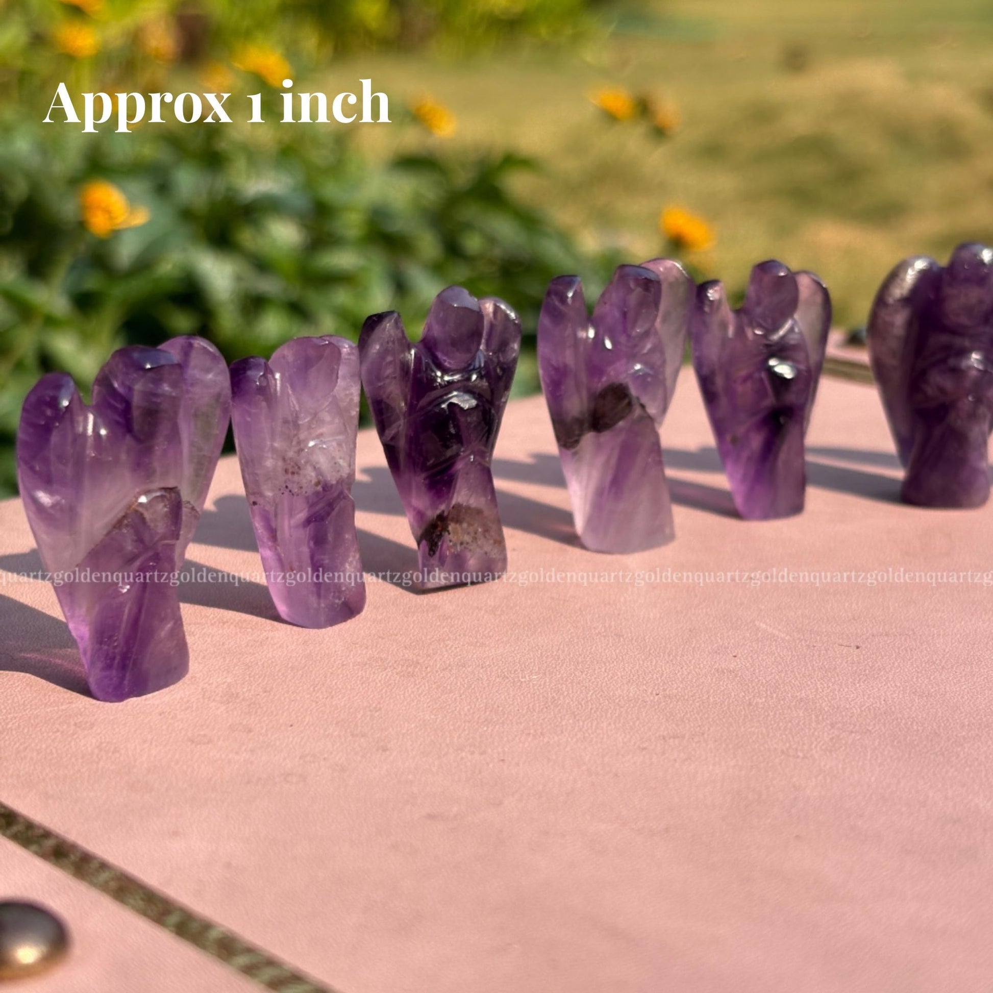 Amethyst Angel - Golden Quartz 