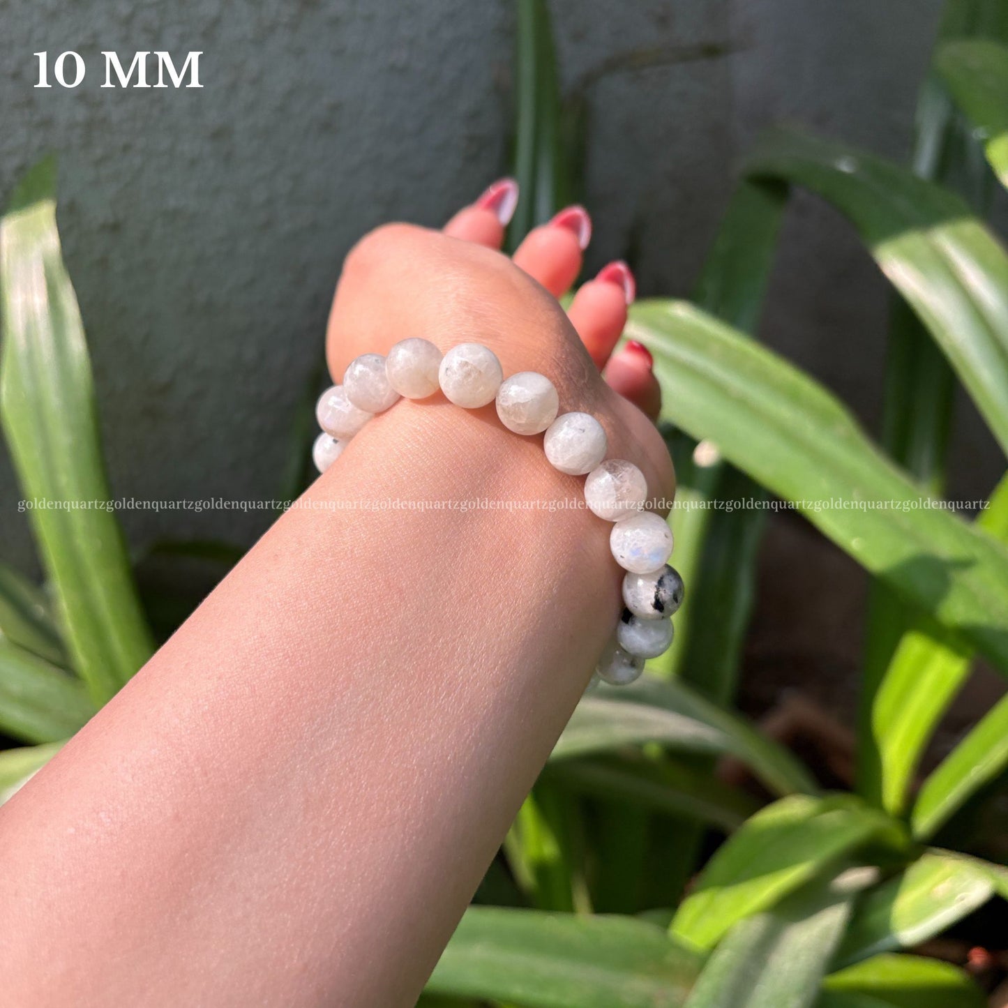 RAINBOW MOONSTONE BRACELET - Golden Quartz 