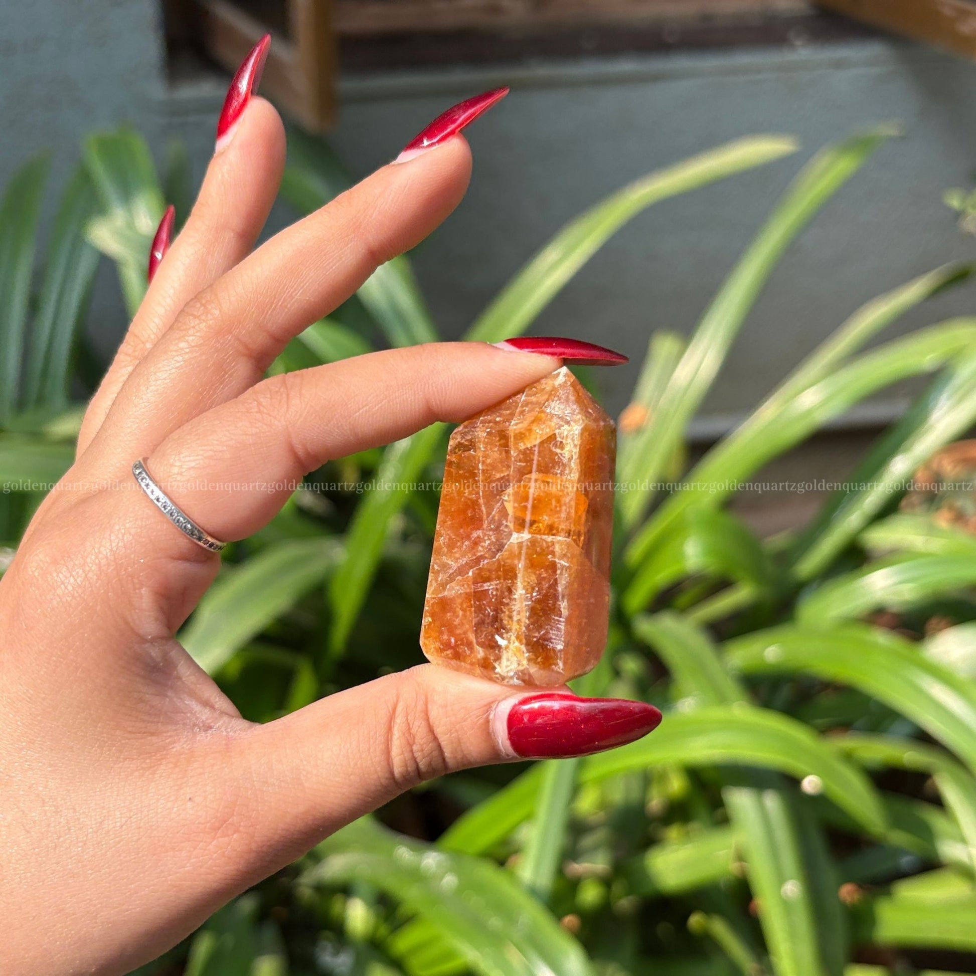 Citrine Tower - Golden Quartz 