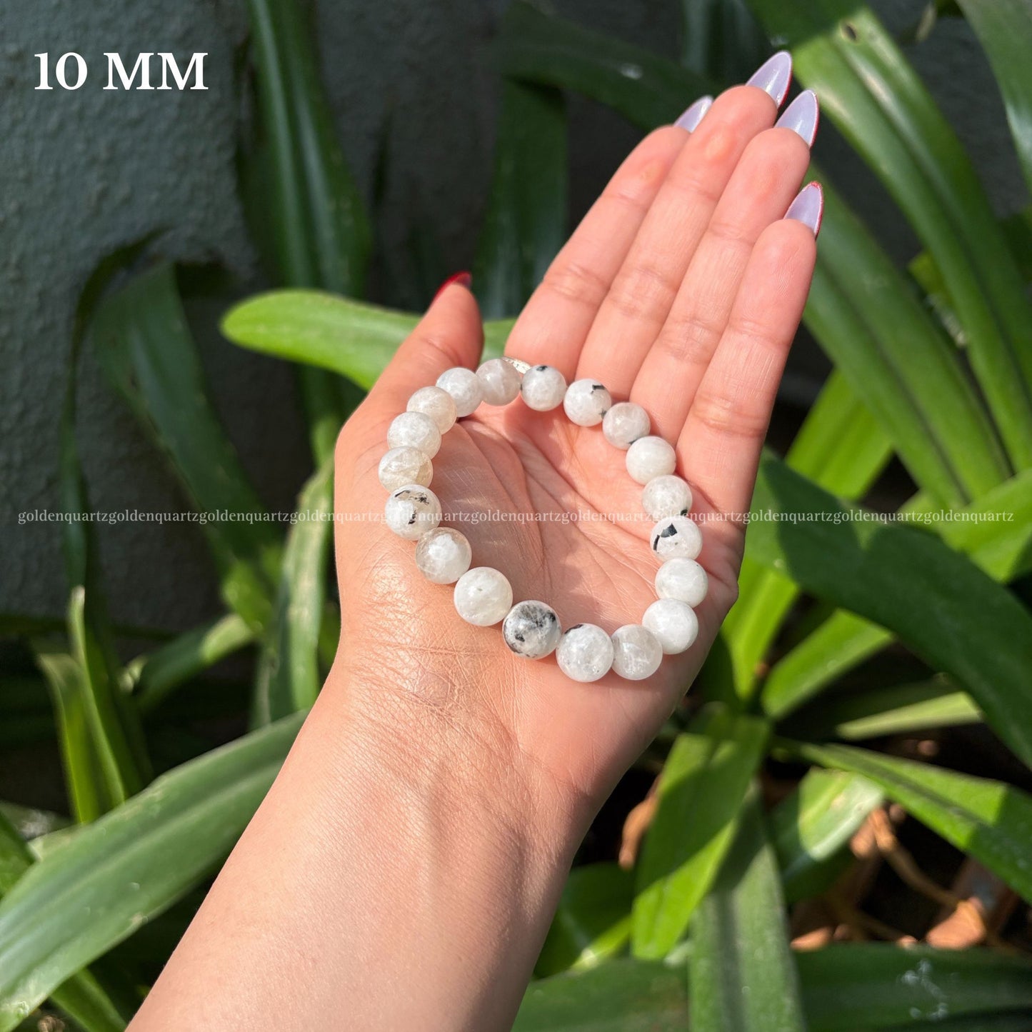 RAINBOW MOONSTONE BRACELET - Golden Quartz 