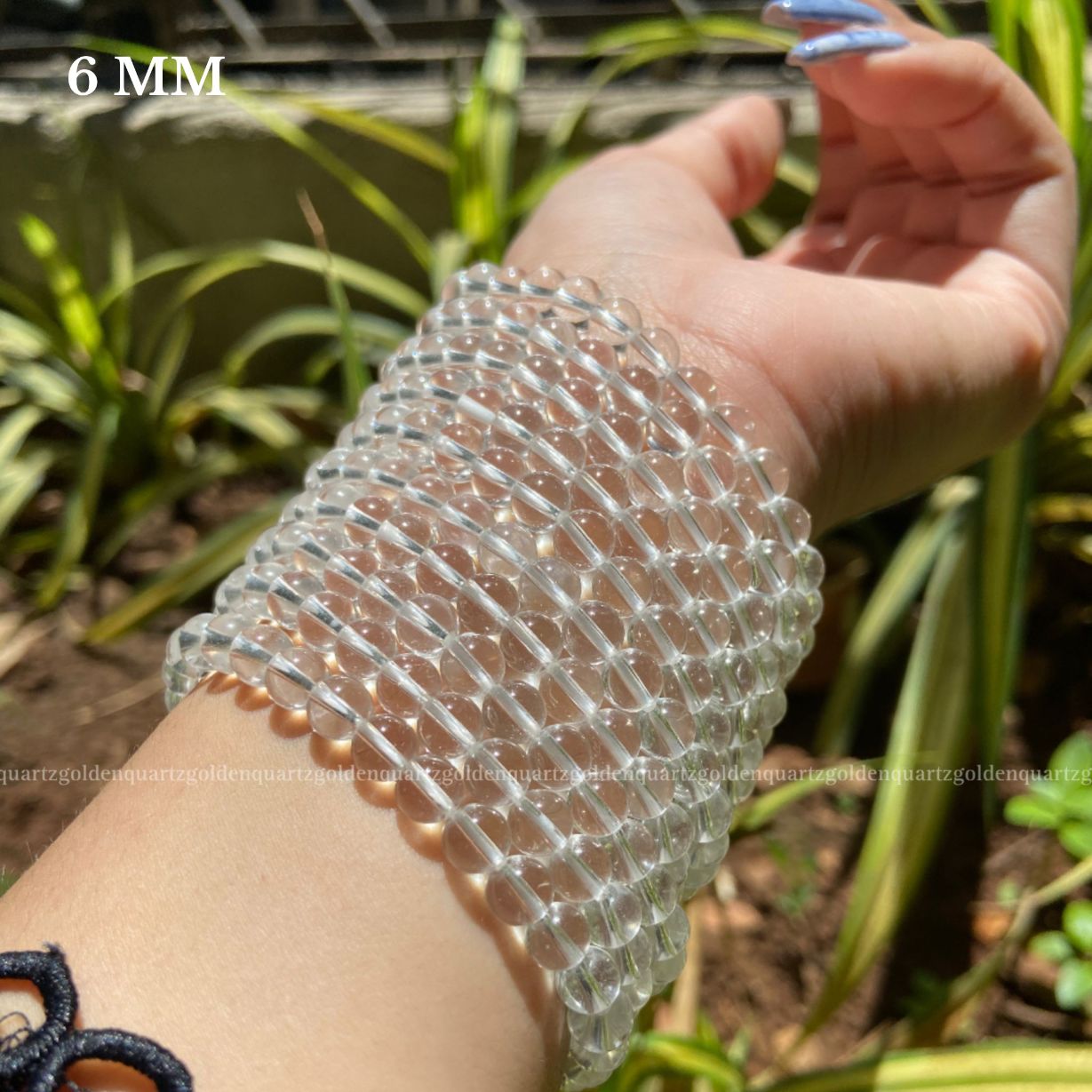 CLEAR QUARTZ BRACELET - Golden Quartz 