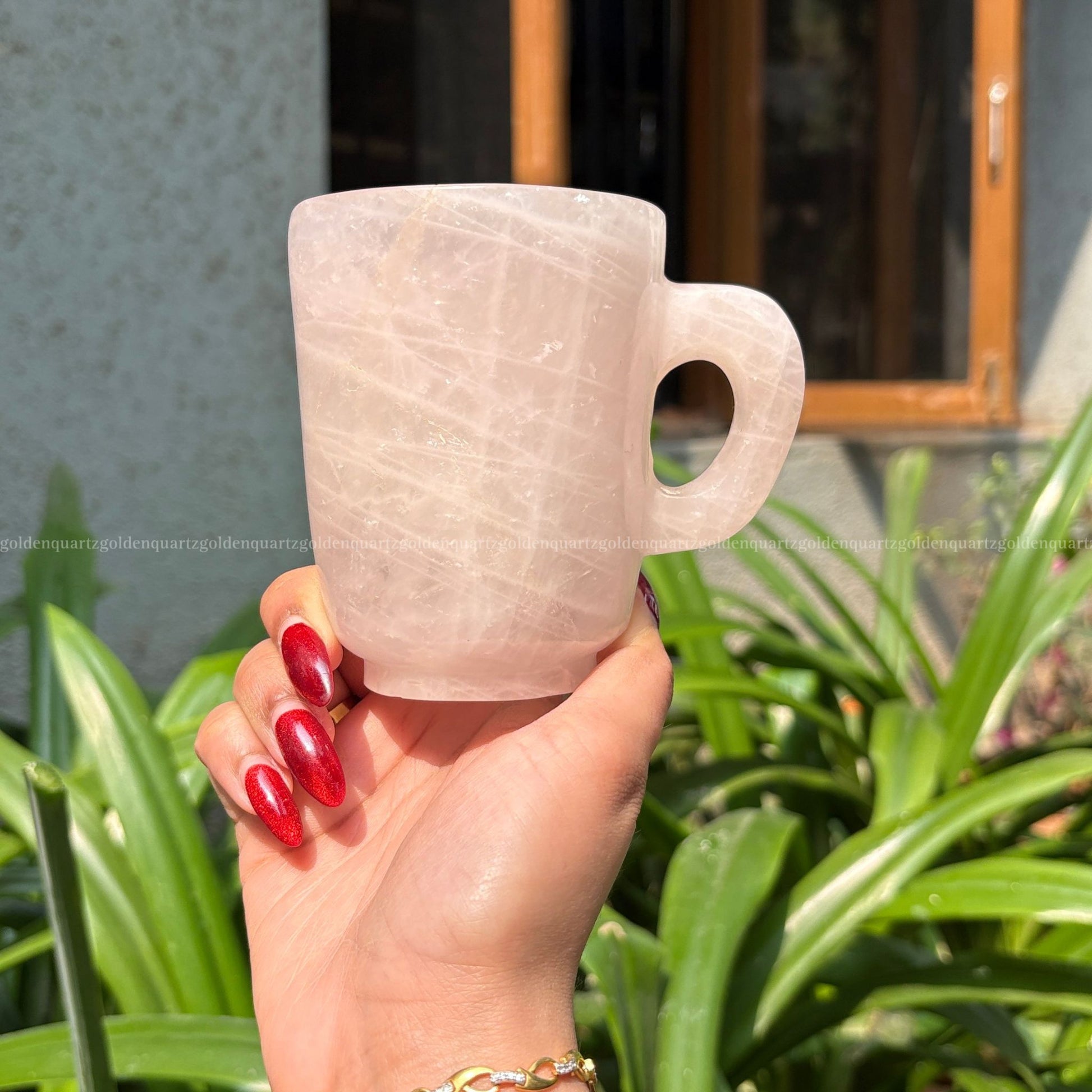 CUP & SAUCER SET - Golden Quartz 