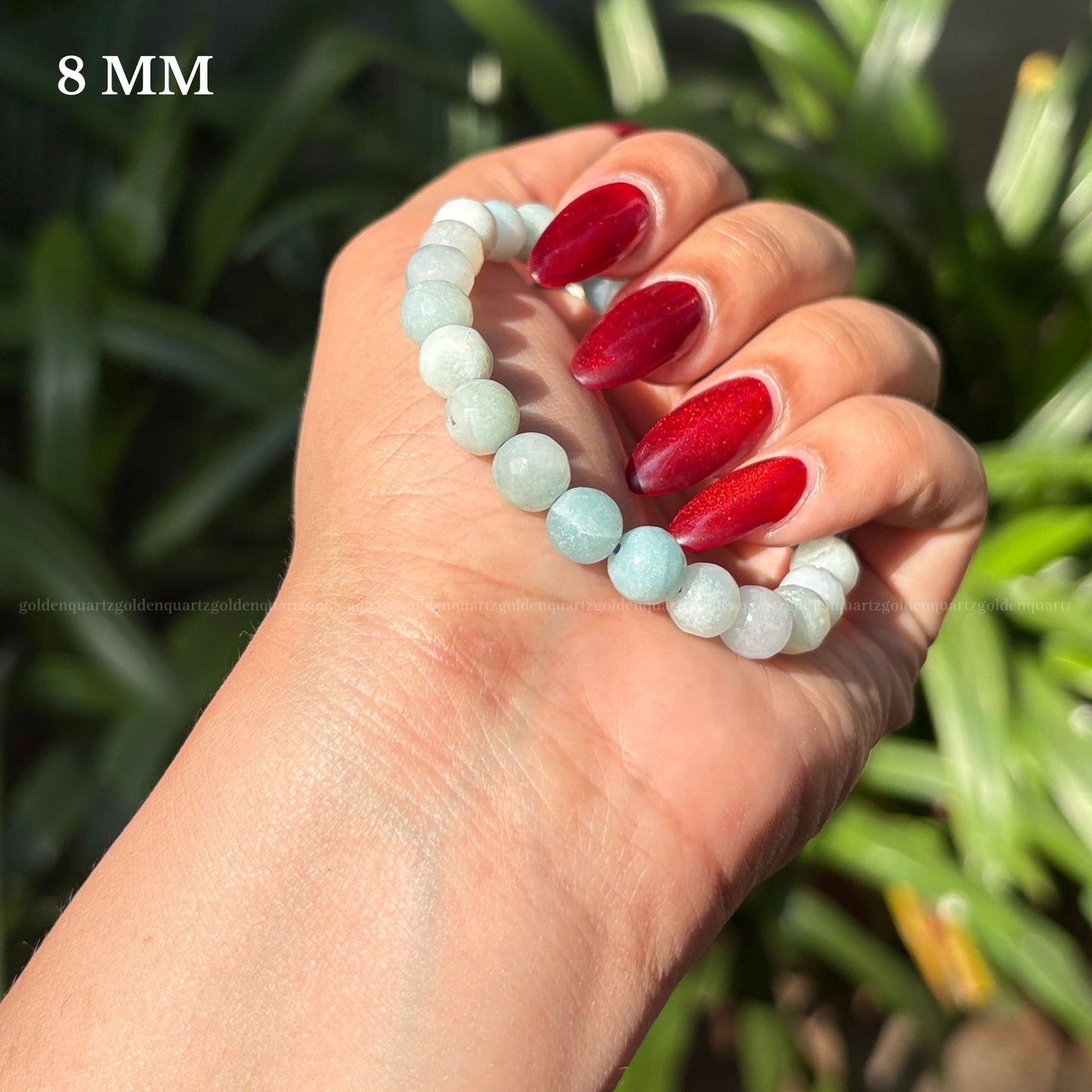 Amazonite Dc (Diamond Cut) Bracelet