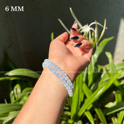 Opalite Bracelet For Emotional Balance & Communication - Golden Quartz 