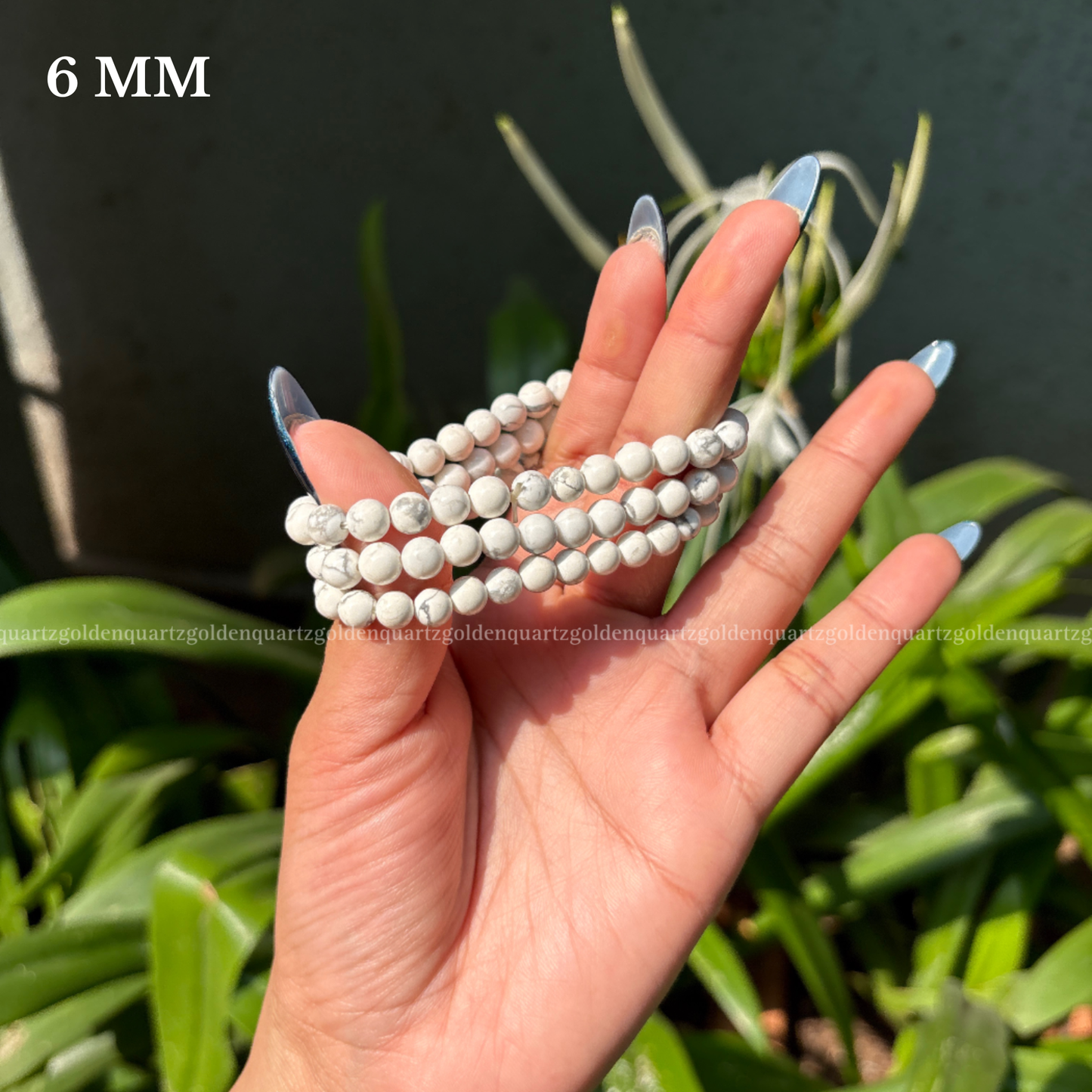 HOWLITE BRACELET - Golden Quartz 