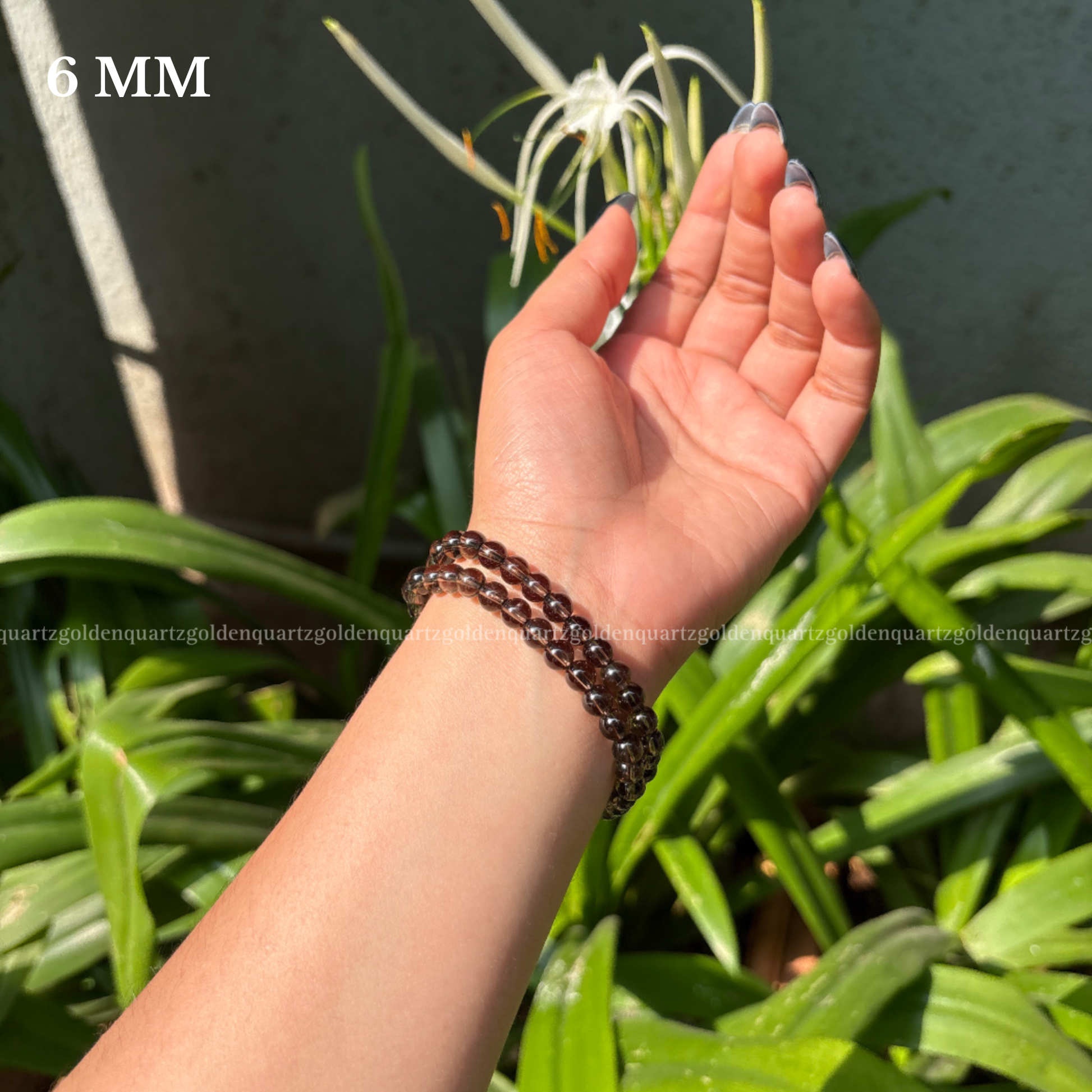 Smoky Quartz Bracelet - Golden Quartz 