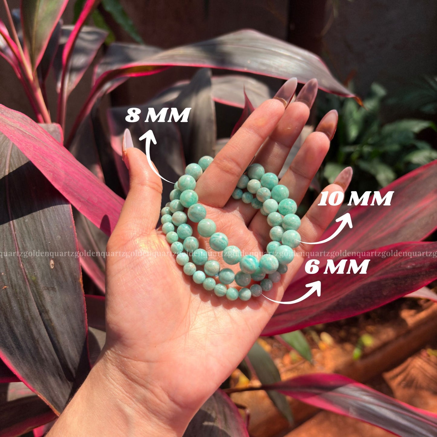 AMAZONITE BRACELET - Golden Quartz 