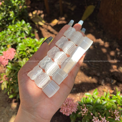 Selenite Baby Owls – Wisdom, Calmness & Pure Energy