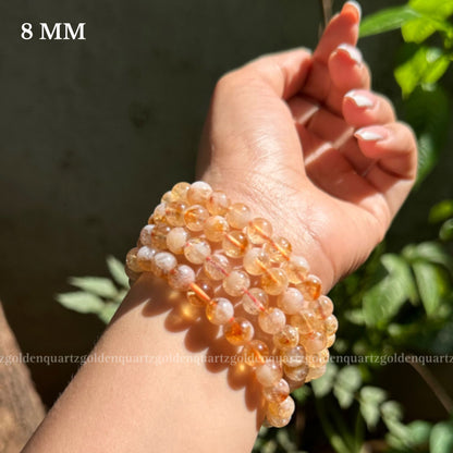 Citrine Bracelet - Golden Quartz 