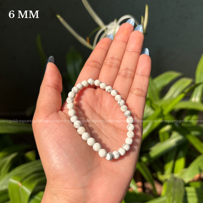 HOWLITE BRACELET - Golden Quartz 